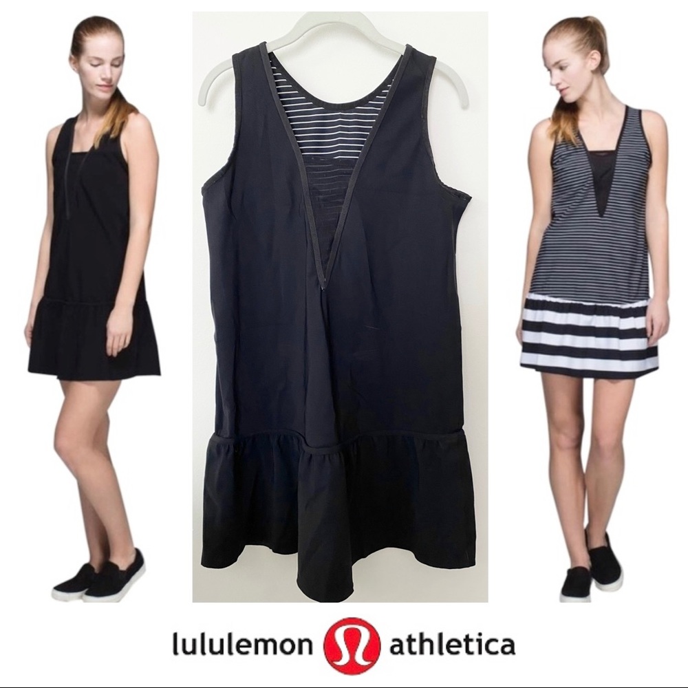 Lululemon Black White Both Ways Reversible Dress